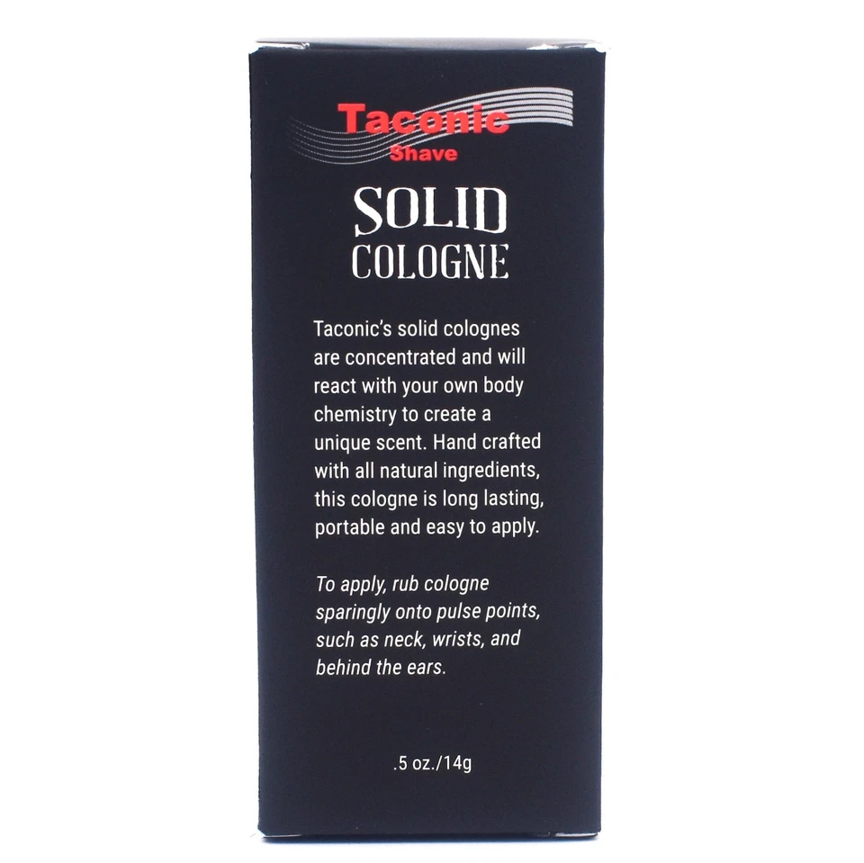 Ron Bay Colonia Sólida para Hombre por Taconic Shave - Un Aroma Clásico de Barbería Foto 4 de 4