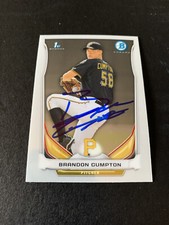 Brandon Cumpton Signed 2014 Bowman Chrome #BCP81 Card Pittsburgh Pirates COA