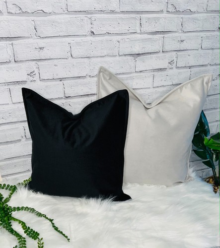 Velvet Cushion Cover Pillow Case Handmade for Home & Hotel, Washable With Zip. - Picture 30 of 56