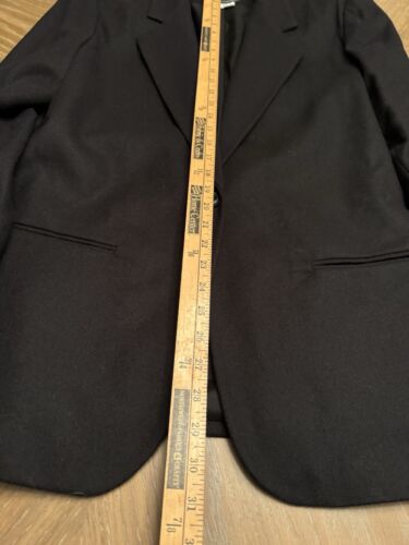 Vintage Sag Harbor Women’s 1 Button Blazer - Wool, Black Size 18 Nice 😊 - Picture 3 of 7