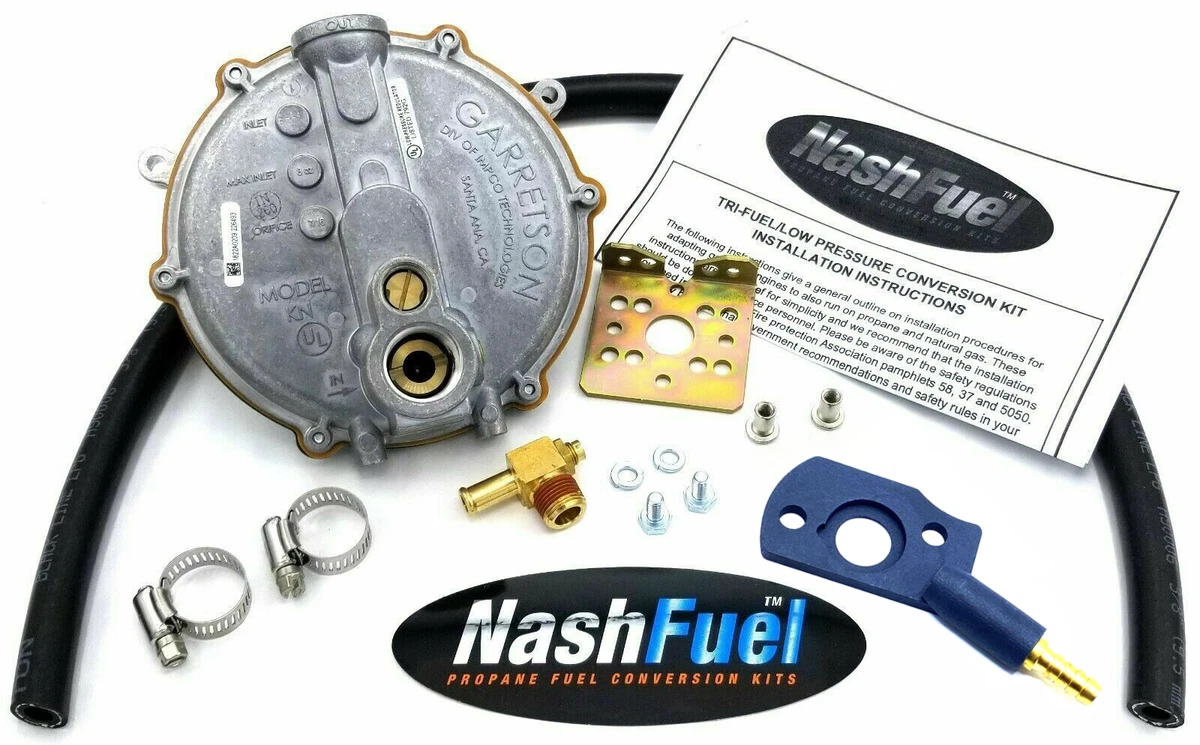Propane to natural top gas conversion kit
