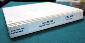 ROHDE & SCHWARZ GSM/DCS/PCS BASE STATION TESTS SOFTWARE MANUAL | eBay