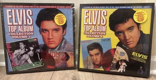 Elvis Presley 2003 Red Vinyl Top Album Col.  Vol. 1 And 2 SEALED 5 Lp Box Set