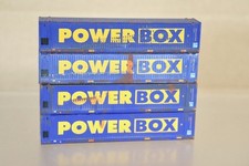 GRAHAM FARISH N WEATHERED 48' POWER BOX CONTAINER INTERMODAL HUSKY MAXI-IV on