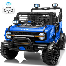 24V 4WD Ride On Truck 800W 9AH 2 Seater Kids Electric Car With Remote 3 Speed