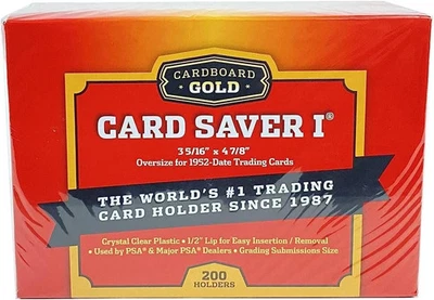 Cardboard Gold CardSaver 1 Semi-rigid Card Holders I Case Card Saver 10 - 200 - Image 1 of 4