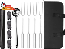 Accessory Pack for Solo Stove Mesa XL, 4 Stainless Steel Telescoping Marshmallow