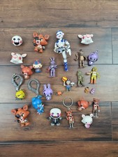 FNAF Five Nights At Freddy  s Figure Keychain Toy Lot Parts Guitar As is