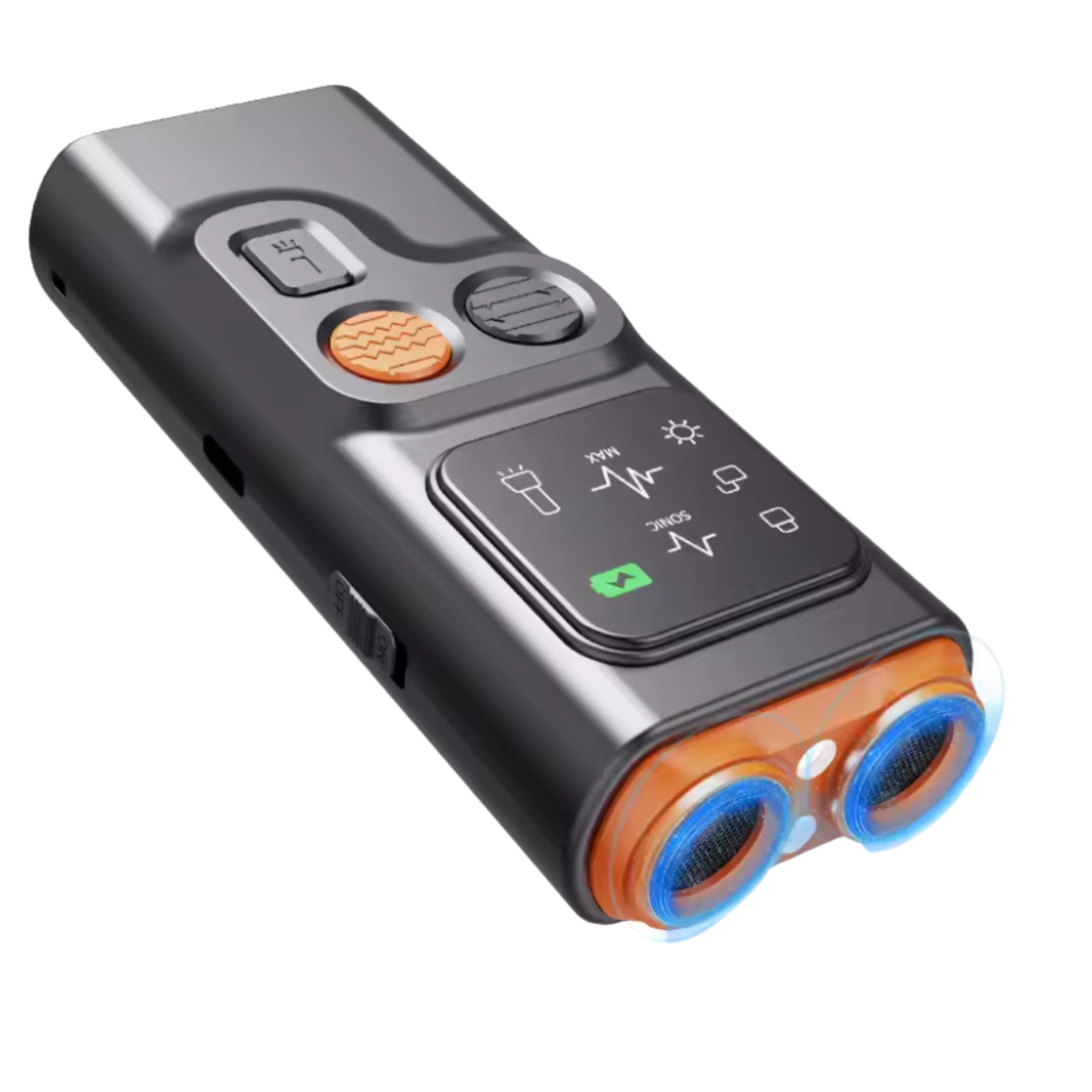 Répulsif ultrasonique chien double tête anti-aboiement rechargeable usb