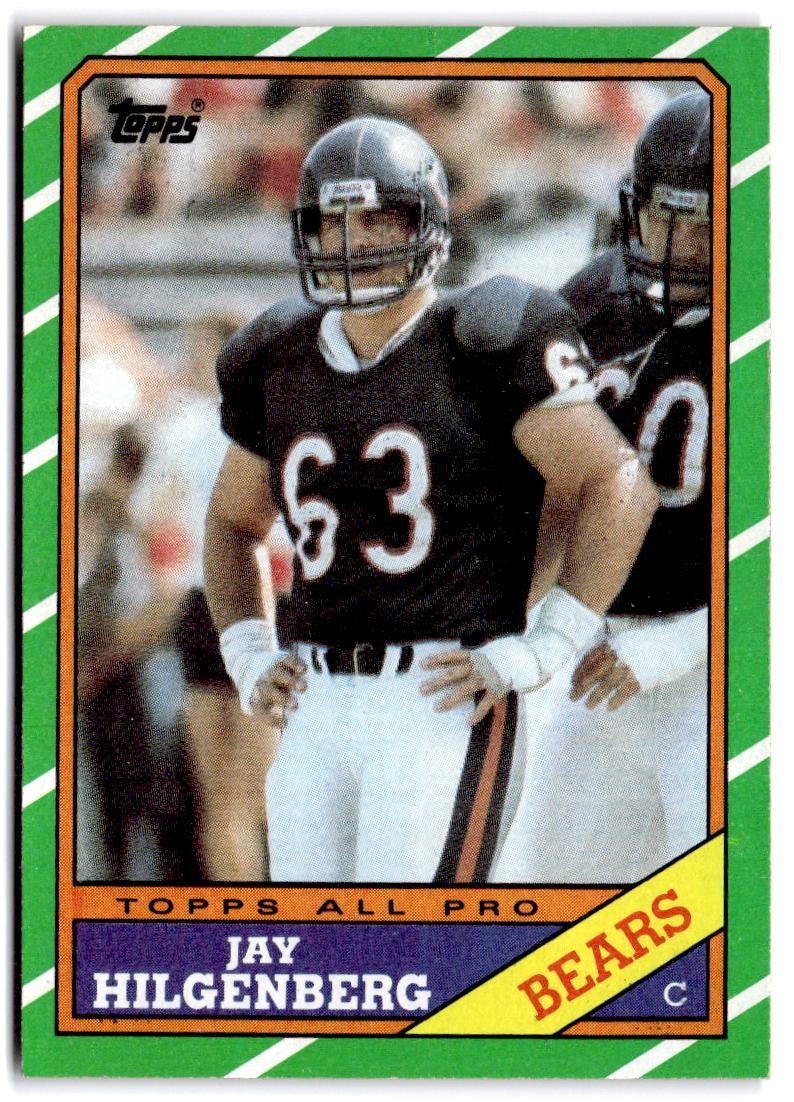 1986 Topps #17b Jay Hilgenberg