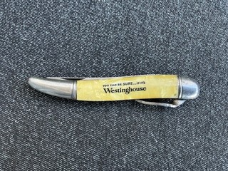vintage Westinghouse knife advertising bottle opener