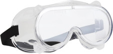 Schutzbrille mit indirekten Belüftungsschlit...