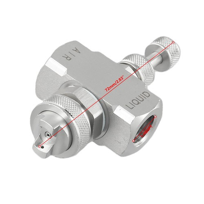 #ad Air Atomizing Nozzle 1 4BSPT Misting Low Pressure Mix Type Spray Tip Nozzles $24.89