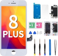 for iPhone 8 Plus Screen Replacement Kit 8plus LCD Display White 5.5"