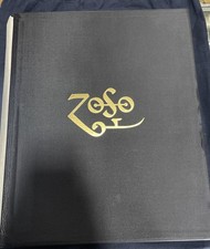 JIMMY PAGE SIGNED ZOSO PUBLISHER’S DELUXE ED 1071/2500 BOOK 2010 GENESIS RARE