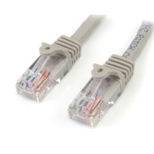 Startech 6ft Gray Snagless Cat5e Utp Patch Cable - 1 X Rj-45 Male Network - 1 X