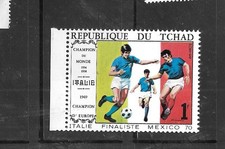 CHAD SC#227A 1970 MNH XF OLD MINT SOCCER COMMEMORATIVE TOPICAL SINGLE STAMP