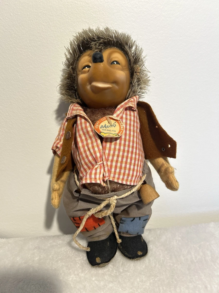 Steiff Mecki 50 Cm - Hérisson Mythique En Peluche - État D'occasion