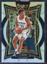 2024-25 Panini Select Yves Missi #88 Silver Prizm RC Rookie New Orleans Pelicans
