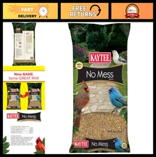 Wild Bird Food Seed Blend - No Mess, Waste-Free for Blue Jays, Cardinals & More