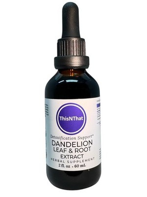 ThisNThat Organic Dandelion Herbal Glycerin Extract for Wellness Support, 2 oz