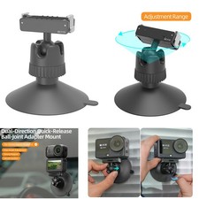 Dual-sided Magnetic Ball Head Suction Cup Mount For DJI Osmo Nano/Action6 Camera