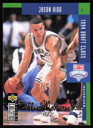 JASON KIDD 1994-95 UPPER DECK CC GOLD SIG INTERNAT ITALIAN #408 RC DALLAS - Picture 1 of 2
