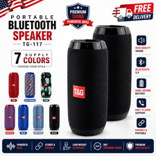 Bluetooth Wireless Portable Speaker Waterproof Stereo Bass USB TF FM Radio LOUD