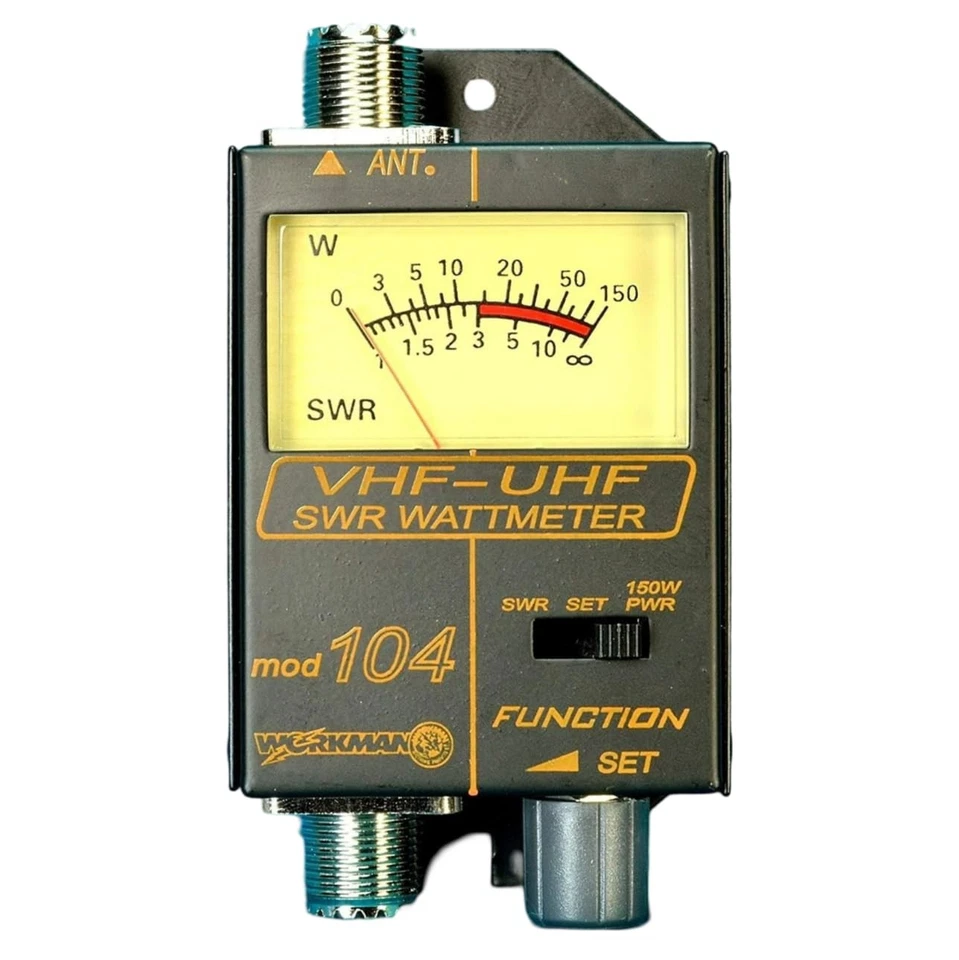 SWR / измеритель мощности для любительского радио VHF / UHF 120 - 500 МГц 150 Вт - черный  - Изображение 3 из 4