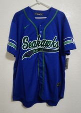 MEN'S SEATTLE SEAHAWKS Devon Witherspoon #21 Stitched Baseball Jersey SZ L NWT 