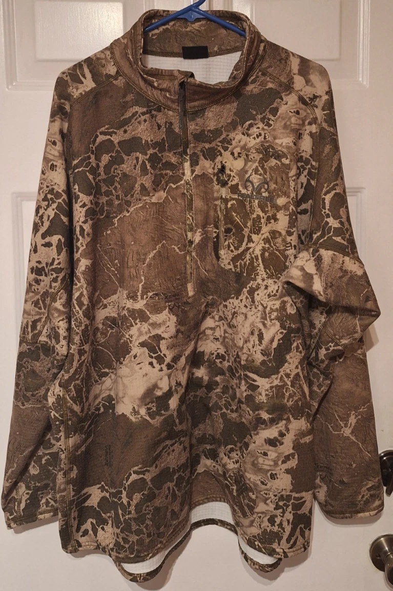Chemise de chasse homme XL Realtree camouflage manches courtes