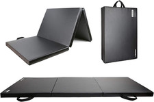 Upgraded Folding Exercise Mat, 2 Inch Thick Gymnastics Mat 3  X6  ,4  X8  ,4X10  ,2'X
