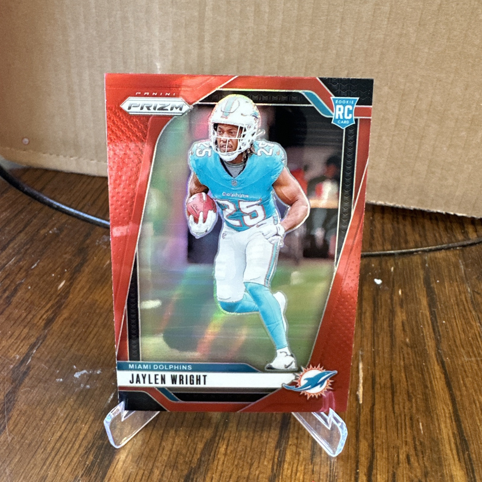 2024 Panini Prizm - Rookies #348 Jaylen Wright (RC) Red SSP