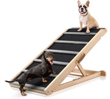 Dog Ramp for Bed - Extra Wide 17 , Non-Slip Rubber Surface Excellen