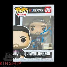 Jimmie Johnson signed Funko Pop #09 JSA COA NASCAR Racing Auto Z2434