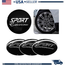 Wheel Center Caps Stickers Waterproof Rustproof 3d Hub Cover Decalscolor Black Wheel Center Caps Stickers Waterproof Rustproof 3d Hub Cover Decalscolor Black