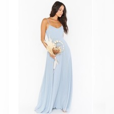 Show Me Your Mumu Size XS light Blue Faith Maxi Dress (Bust Alteration)
