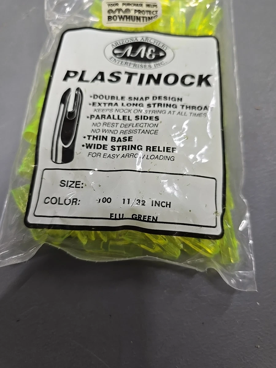 RARE Vintage AAE Plastinocks 11/32 100 PEICE BAG Fluorescent GREEN