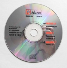 PC Advisor Magazine cover disc from March 1998, CD only.