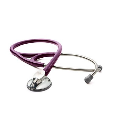 ADC Adscope 600 Platinum Cardiology Stethoscope Metallic Raspberry - DENTED BOX
