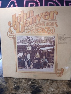 Rare Back Home Again John Denver/David Bowie live 1974 misprint 