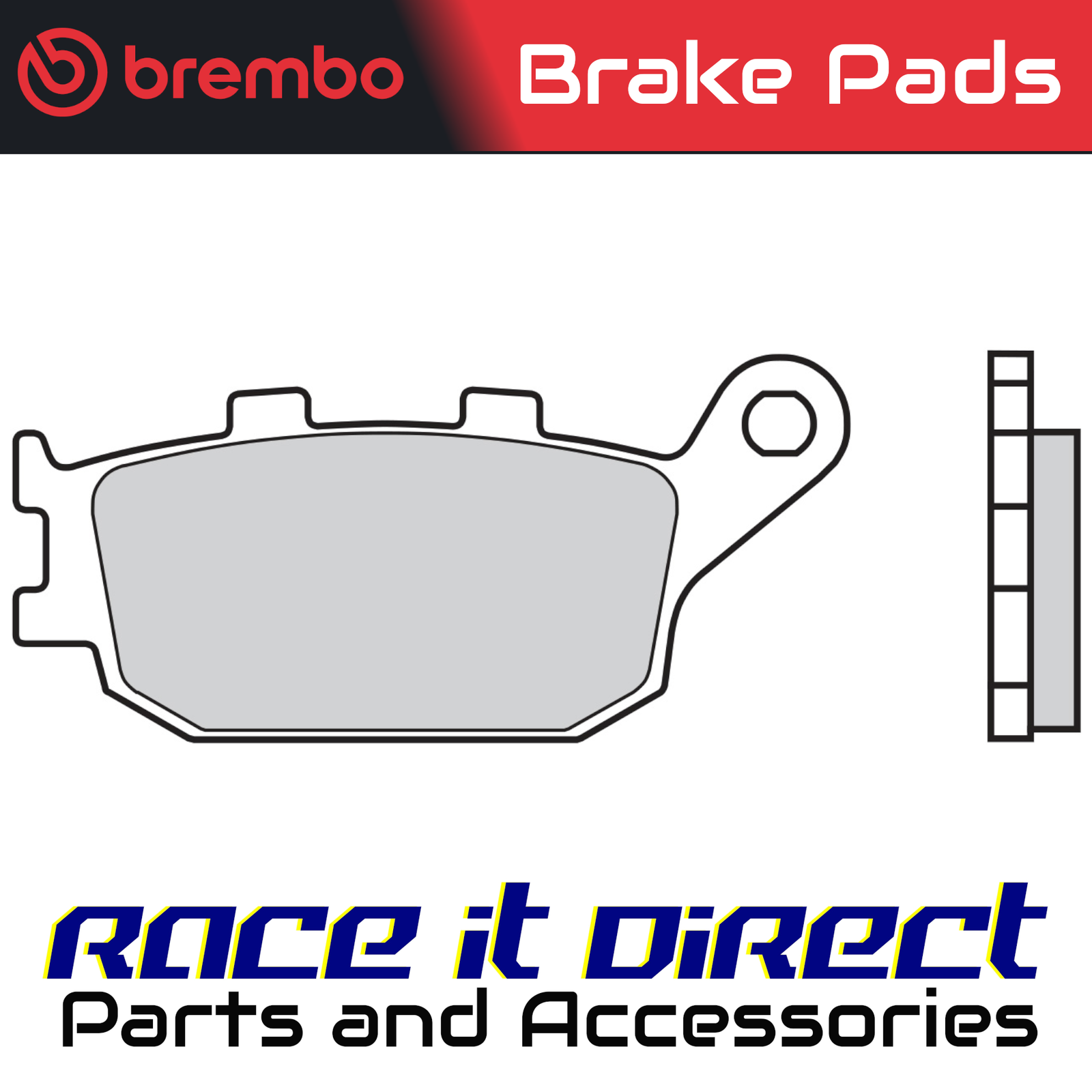 Brake Pads for KAWASAKI Z 750 LBF 2011 Rear OG Street Brembo