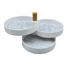 The 2 Bandits 3 Tiered Catchall Tray NWOT Holds Jewelry Keys  Knickknacks New