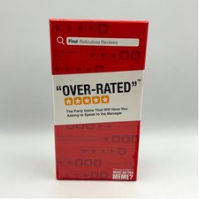 Over-Rated Party Game Ridiculous Reviews Adult Game Night What Do