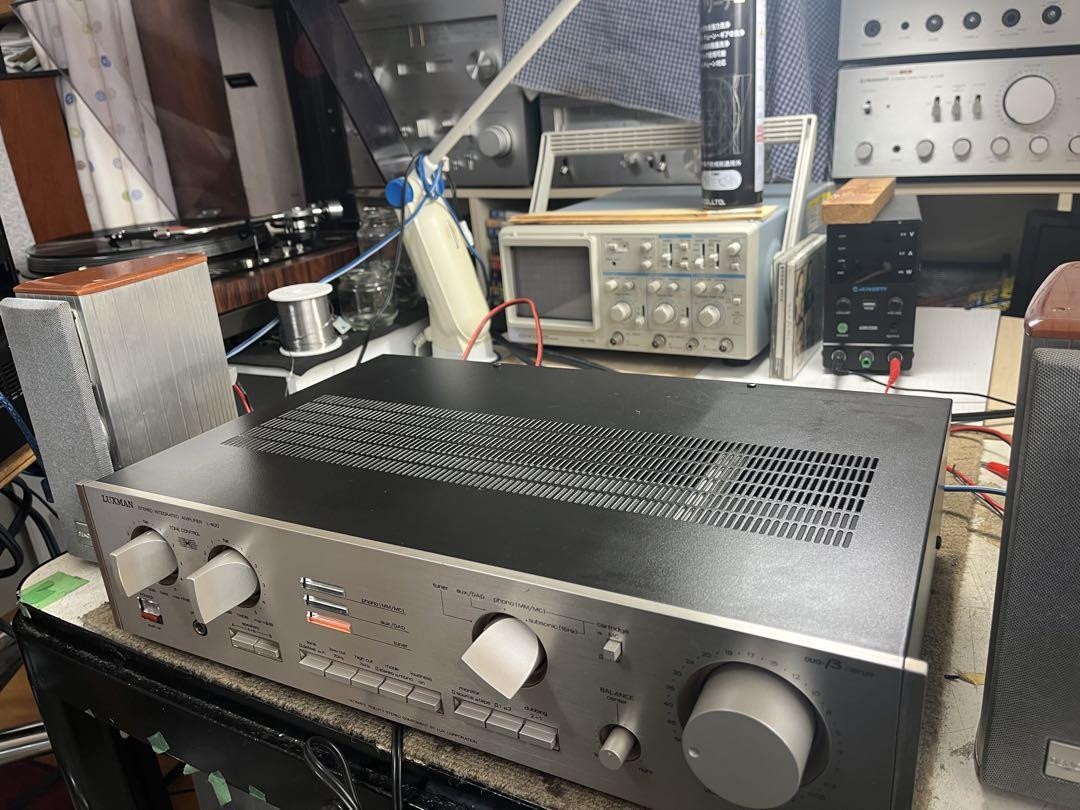 LUXMAN L-400 ステレオインテグレーテッドアンプ JUNK Luxman L-400 Stereo Integrated Amplifier Revolver