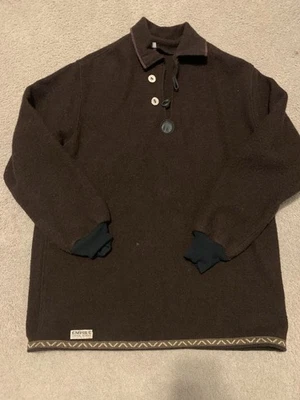 Empire Canvas Works Wool Shirt 1/4 Zip Layer Size Small Fits Like XL - Image 1 of 4