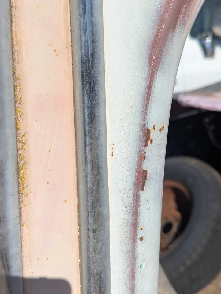 1955 1956 DESOTO FIREFLITE FIREDOME RIGHT FENDER LOWER MOLDINGS 2 PIECES OEM - Image 4 of 4