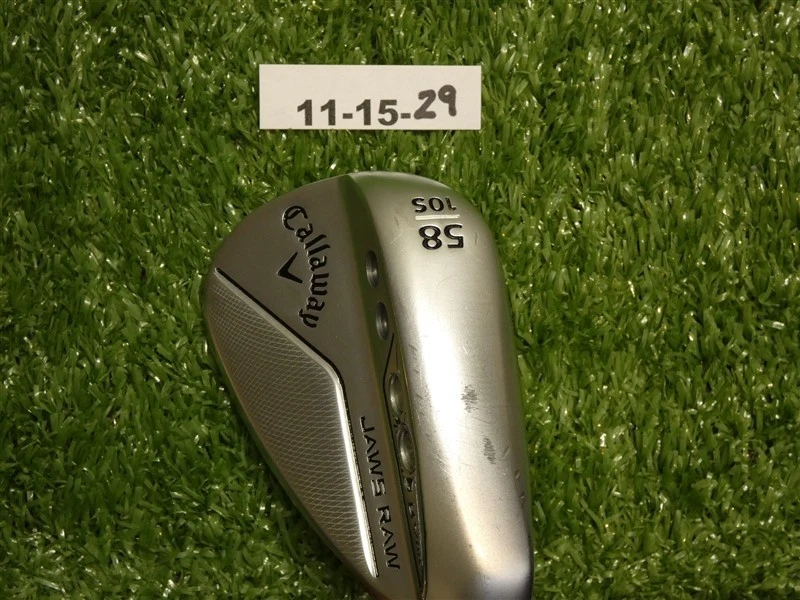 Callaway Jaws cromo bruto 58* 10* Lob Wedge S Grind DG aço giratório excelente - Imagem 2 de 4