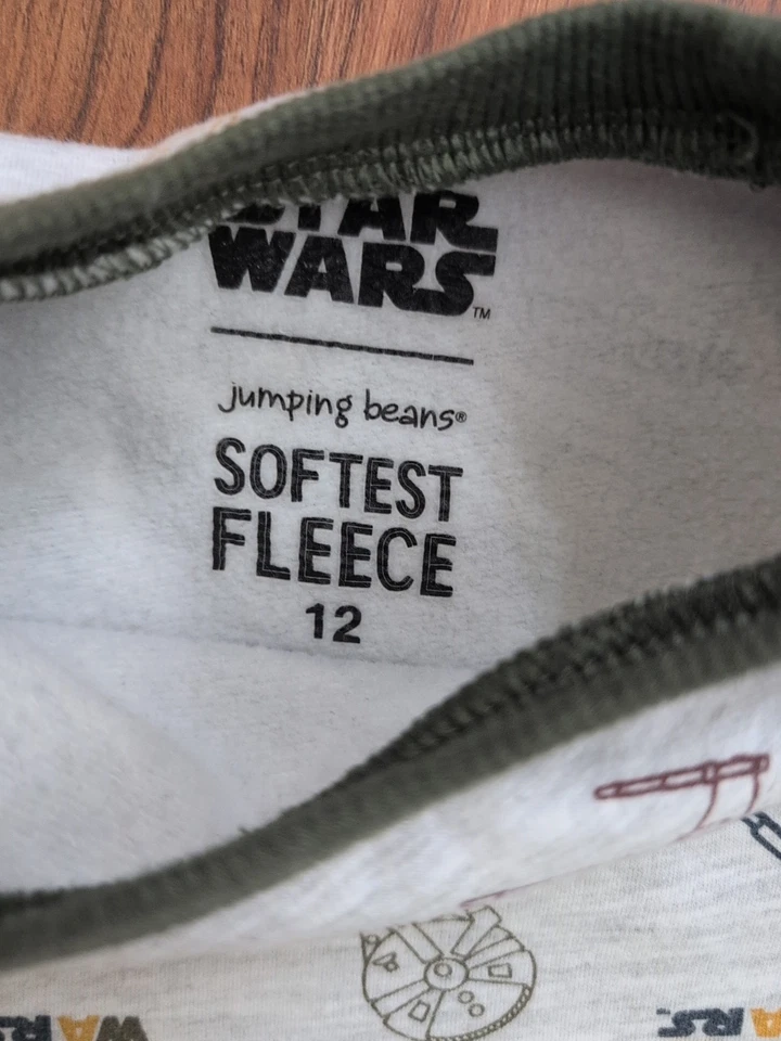 Sudadera polar Star Wars Jumping Beans Droids C3PO R2D2 se envía talla 12 usada en excelente estado Foto 4 de 4