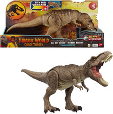 Jurassic World T. Rex Dinosaur Toy with Sound  Movement, All-Out Attack Tyranno